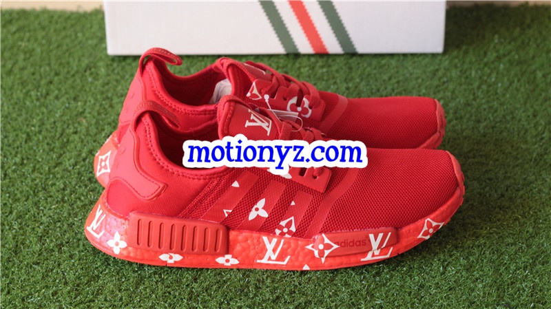 Real Boost Adidas NMD R1 Custom Red